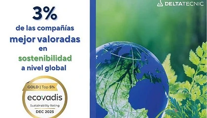 Foto de Delta Tecnic, entre el 3% de las empresas más sostenibles del mundo tras lograr la Medalla de Oro de EcoVadis