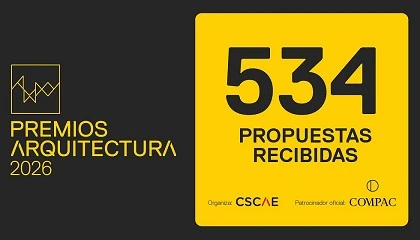 Foto de Los Premios Arquitectura 2026 reciben 534 propuestas y aumentan un 17% la participación en su quinta edición