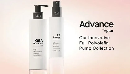 Foto de Aptar Beauty presenta Advance, una colección de bombas monomaterial