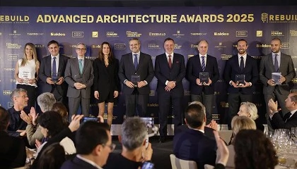 Foto de Interempresas Media, jurado de los Advanced Architecture Awards en Rebuild 2026