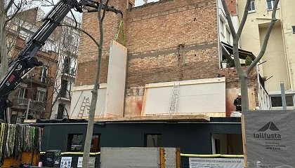 Foto de WikiHousing, un edificio-laboratorio en madera para dar respuesta a la demanda de vivienda p�blica