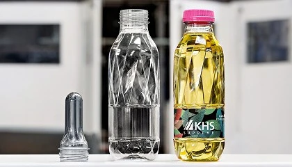 Foto de Supreme, una botella de PET con barrera de vidrio para bebidas sensibles al ox�geno