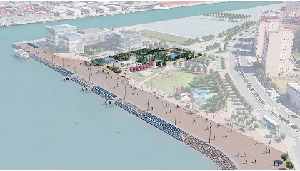 Foto de Comienzan las obras de la fase 2 del Lago Mar�timo en Algeciras