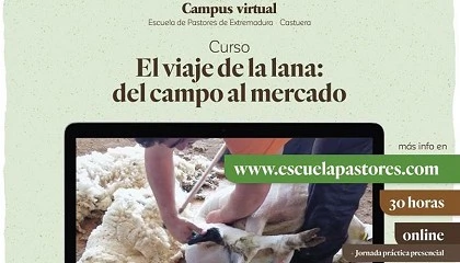 Foto de Curso online �El viaje de la lana: del campo al mercado� de la Escuela de Pastores de Extremadura
