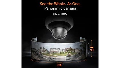 Foto de Hanwha Vision lanza una c�mara panor�mica de 13MP con inteligencia artificial y visi�n vertical de 93�