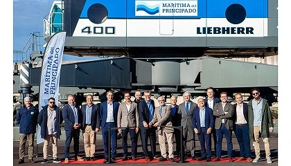 Foto de Mar�tima del Principado adquiere una gr�a Liebherr LHM 400 reacondicionada y prolonga su vida �til