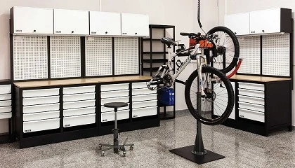 Foto de Goliath impulsa soluciones de mobiliario a medida para talleres de bicicletas