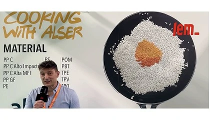 Foto de V�deo: Pl�sticos Alser, con C�sar Alonso al frente, muestra sus materiales reciclados en Plastics & Rubber 2026