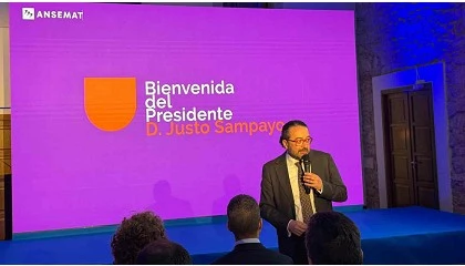 Foto de Justo Sampayo, reelegido como presidente de ANSEMAT