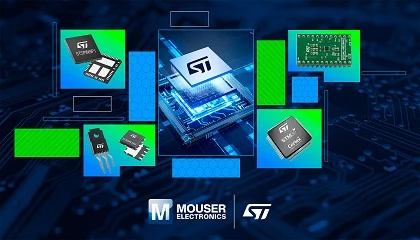 Foto de Mouser Electronics ampl�a su cat�logo con m�s de 18.000 soluciones de STMicroelectronics