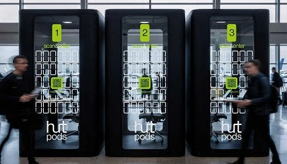 Foto de Hut presenta Hutpods: las cabinas de trabajo insonorizadas para entornos de alta movilidad