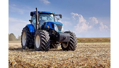 Foto de O pneu BKT concebido para a lavoura rotativa na primavera