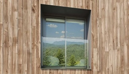 Foto de K�Line lanza Crystal Vision, barandilla de vidrio integrada en el marco de la ventana