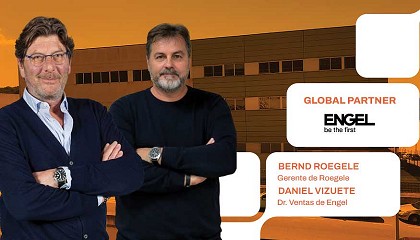 Bernd Roegele, gerente de Roegele, y Daniel Vizuete, director de Ventas de Engel