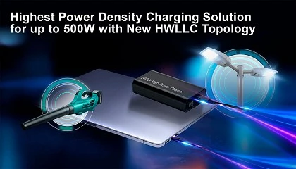 Foto de Renesas lanza una soluci�n de carga GaN de 500 W con mayor densidad de potencia y eficiencia