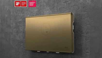 Foto de El cambiador BabyMedi de Mediclinics con acabado PVD, reconocido con el iF Design Award 2026