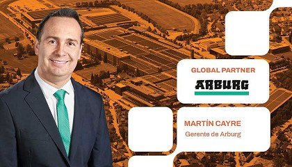 Martín Cayre, gerente de Arburg