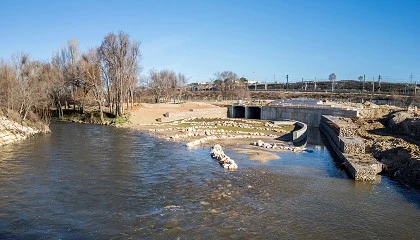 Foto de El r�o Manzanares en su tramo sur recupera su continuidad ecol�gica