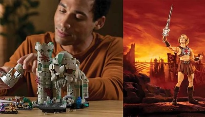 Foto de Mattel muestra su l�nea completa de productos de Masters del Universo