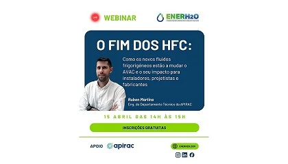 Foto de Webinar EnerH2O analisa transi��o dos HFC no setor AVAC
