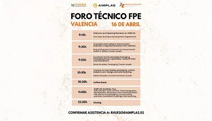 Foto de El foro t�cnico de FPE se celebrar� el 16 de abril en Valencia con foco en innovaci�n y sostenibilidad