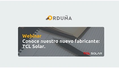 Foto de Orduña presentará en un webinar a TCL Solar como nuevo fabricante en su portfolio