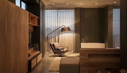 Foto de Construcci�n industrializada residencial y el nuevo modelo de edificio el�ctrico y digital