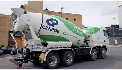 Foto de Cimpor lidera transi��o energ�tica com a primeira autobetoneira 100% el�trica em Portugal