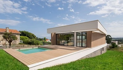 Foto de Diseño funcional y estético en una vivienda unifamiliar en Montrove (Galicia)