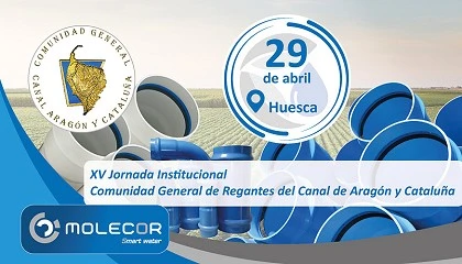 Foto de Molecor, presente en la XV Jornada Institucional del Canal de Arag�n y Catalu�a (CAyC)