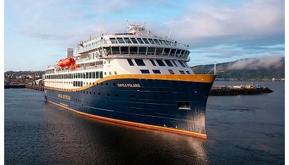 Foto de Bergen Engines impulsa el primer crucero del mundo de larga distancia propulsado por biog�s