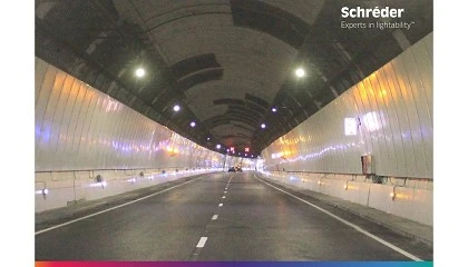 Foto de Renovaci�n integral con iluminaci�n LED del T�nel de la Rovira