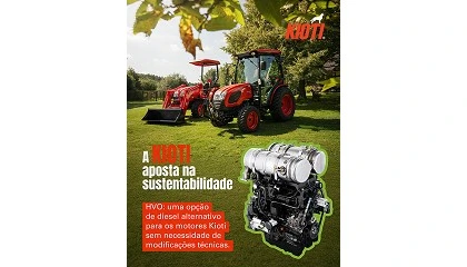 Foto de Kioti d� novo passo na sustentabilidade com aprova��o do combust�vel HVO