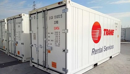 Foto de �A Trane disp�e de contentores com atmosfera controlada, que permitem regular a temperatura, mas tamb�m os n�veis de O₂, CO₂ e etileno�