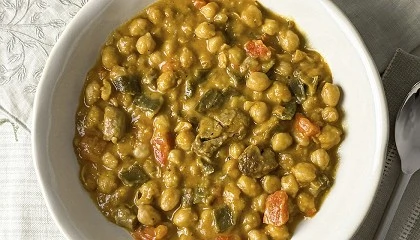 Foto de Guiso de cordero con garbanzos al curry a domicilio, a un clic del consumidor