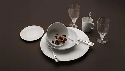 Foto de Rosenthal presenta Barocco'92 Bianco dentro de su colaboración con Versace
