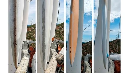 Foto de Recubrimientos sostenibles para mejorar la resistencia a la erosión en palas eólica