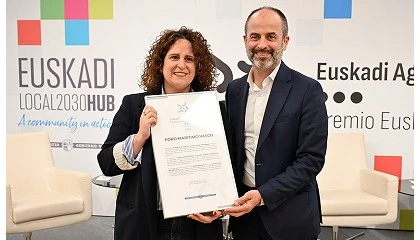 Foto de El Foro Mar�timo Vasco recibe el reconocimiento Bidean del premio Euskadi Agenda 2030