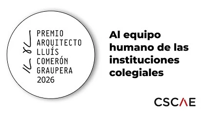Foto de El CSCAE concede el Premio 'Arquitecto Llu�s Comer�n Graupera' al equipo humano de las instituciones colegiales de la arquitectura