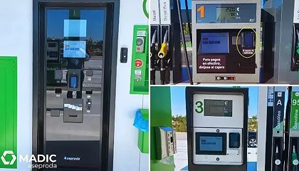 Foto de Madic aseproda integra un terminal de pago todo en uno para estaciones de servicio