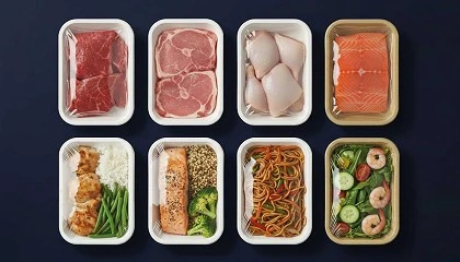 Foto de Yangi presenta en Interpack 2026 una bandeja MAP de fibra moldeada en seco
