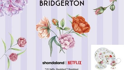 Foto de Vista Alegre lanza la colección Bridgenton en colaboración con Netflix y Shondaland