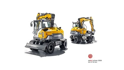 Foto de Las excavadoras Liebherr A 909 Compact y A 911 Compact Litronic reciben el premio 'Red Dot: Best of the Best 2026'