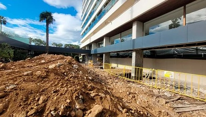 Foto de GeoNovatek interviene de forma preventiva instalando 147 micropilotes bajo el Hotel Meli� Don Pepe de Marbella