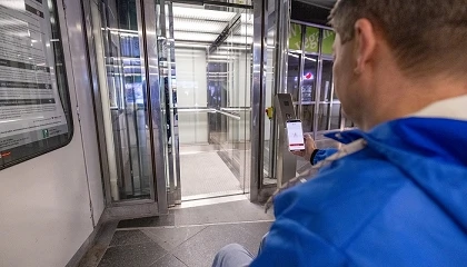 Foto de Control de ascensores sin barreras en Wiener Linien