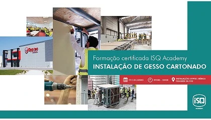 Foto de ISQ Academy promove forma��o certificada em instala��o de gesso cartonado
