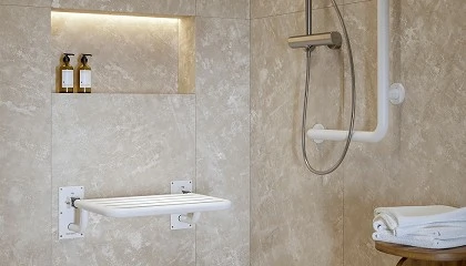 Foto de Asiento abatible para ducha de Genwec