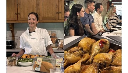 Foto de Gran CUK y MOM Culinary Institute celebran un showcooking con Nuria Garrido para poner en valor el pollo de crecimiento lento