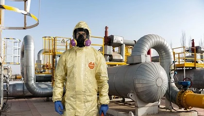 Foto de DuPont presenta el traje ligero DuPont Tychem 6000 SFR, que protege a los trabajadores de los riesgos qu�micos y del incendio s�bito