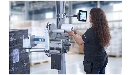 Foto de Domino apresenta sistema autom�tico de dupla rotulagem para paletes na interpack 2026